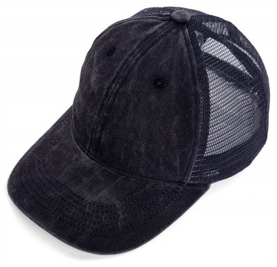 Caps - Gårda Finley Washed Trucker (schwarz)