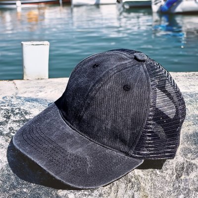 Caps - Gårda Finley Washed Trucker (schwarz)