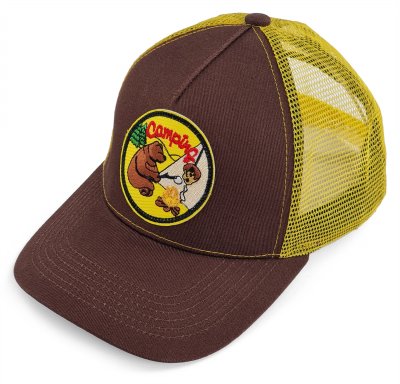 Kappe - Gårda Trucker Camping Bear (braun)