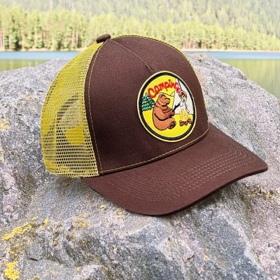 Kappe - Gårda Trucker Camping Bear (braun)