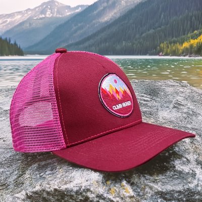 Kappe - Gårda Trucker Climb Higher (burgund)