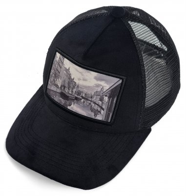 Caps - Gårda Velvet Trucker Amsterdam (schwarz)