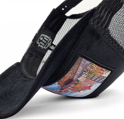 Caps - Gårda Velvet Trucker Amsterdam (schwarz/mehrfarbig)