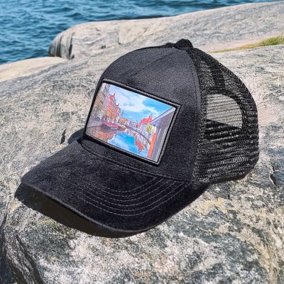 Caps - Gårda Velvet Trucker Amsterdam (schwarz/mehrfarbig)