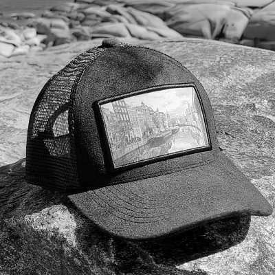 Caps - Gårda Velvet Trucker Amsterdam (schwarz)