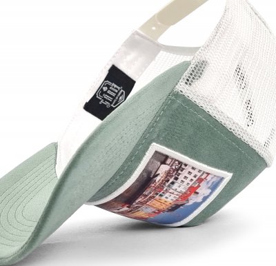 Caps - Gårda Velvet Trucker Copenhagen (grün/weiss)