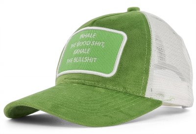 Kappe - Gårda Velvet Trucker Inhale (grün)