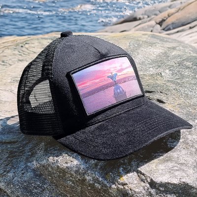 Caps - Gårda Velvet Trucker Liverpool (schwarz)