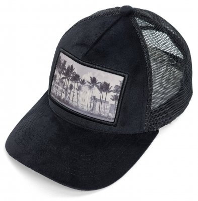 Caps - Gårda Velvet Trucker Miami Beach (schwarz)