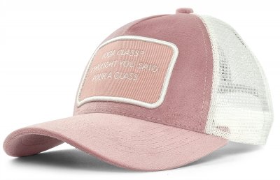 Kappe - Gårda Velvet Trucker Yoga Class (rosa)