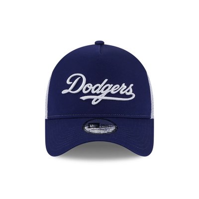 Caps - New Era Los Angeles Dodgers A-Frame Trucker Cap (blau)