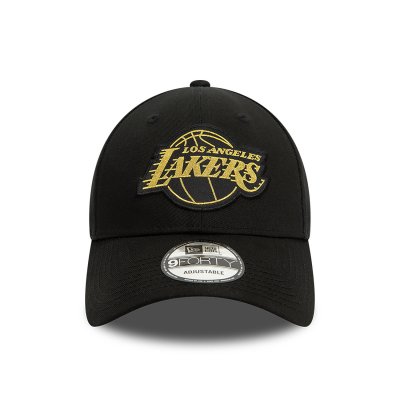 Caps - New Era Metallic Badge 940 Los Angeles Lakers (schwarz)