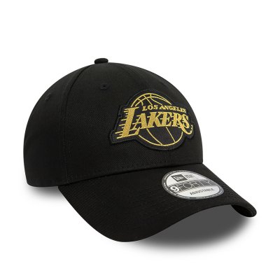 Caps - New Era Metallic Badge 940 Los Angeles Lakers (schwarz)