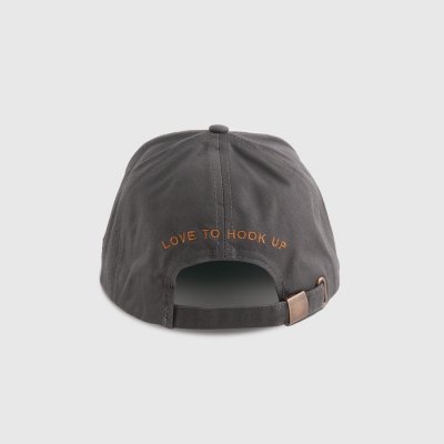 Cap - MJM Baseball Cap Love To Hook Up (orange/offwhite)