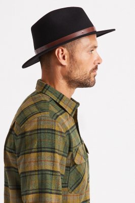 Hüte - Brixton Messer Fedora Wool (schwarz)