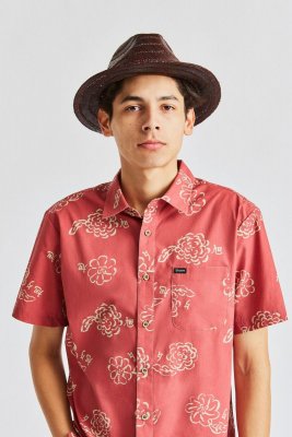 Hüte - Brixton Messer Straw (braun)