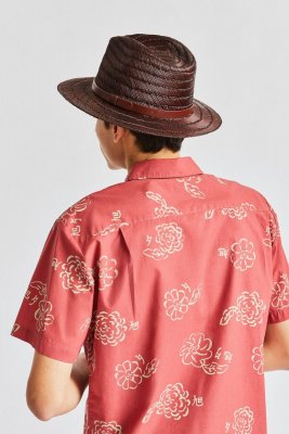 Hüte - Brixton Messer Straw (braun)