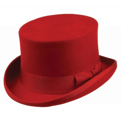 Hüte - Mid-Crown Top Hat (rot)