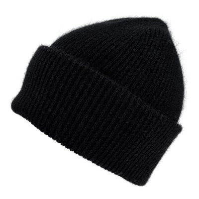 Mützen - Gårda Angora Beanie (schwarz)