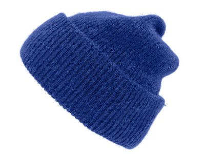 Mützen - Gårda Angora Beanie (blau)