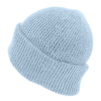 Mützen - Gårda Angora Beanie (hellblau)