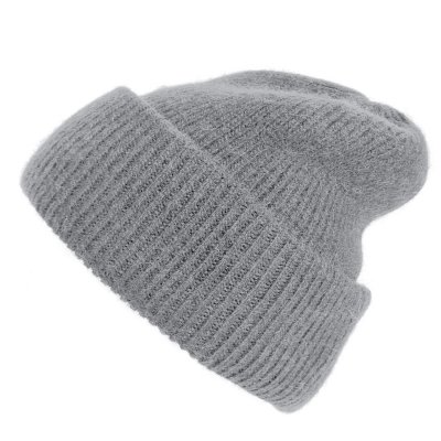 Mützen - Gårda Angora Beanie (hellgrau)