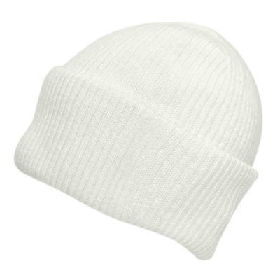 Mützen - Gårda Angora Beanie (weiß)