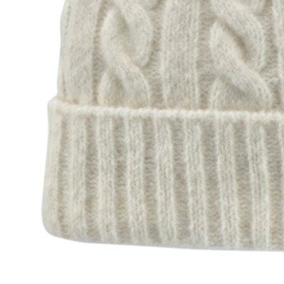 Mützen - Gårda Bad Gastein Cable Knit Wool Mix Beanie (weiß)