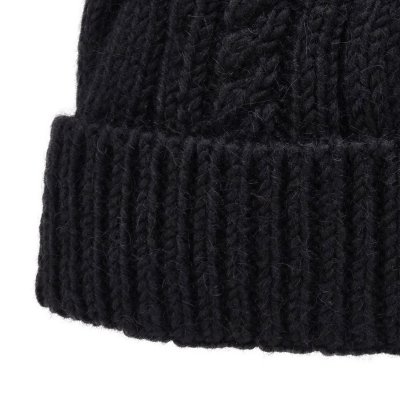 Mützen - Gårda Bormio Cable Knit Wool Mix Beanie (schwarz)