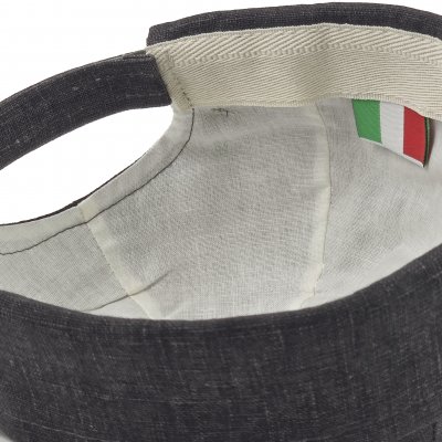 Mützen - Gårda Cavo Linen Docker Beanie (Dunkelgrau)