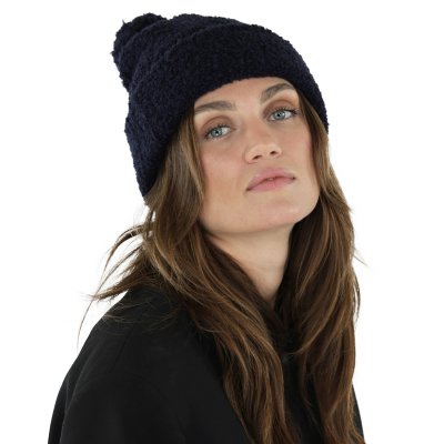 Mützen - Gårda Cortina Wool Mix Beanie (blau)