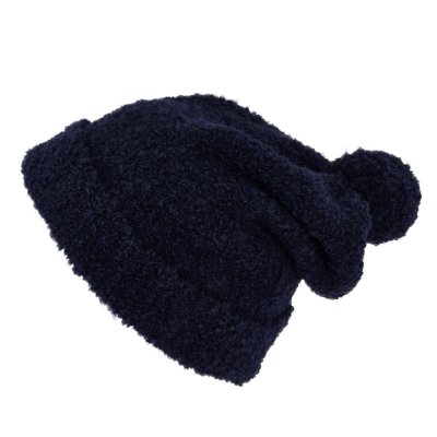 Mützen - Gårda Cortina Wool Mix Beanie (blau)