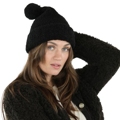 Mützen - Gårda Cortina Wool Mix Beanie (schwarz)