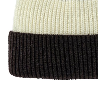 Mützen - Gårda Courchevel Merino Wool Beanie (beige/offwhite/braun)