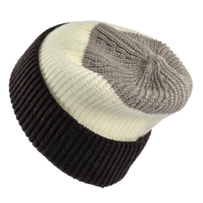 Mützen - Gårda Courchevel Merino Wool Beanie (beige/offwhite/braun)