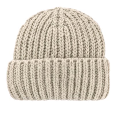 Mützen - Gårda Ebene Wool Mix Beanie (beige)