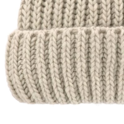 Mützen - Gårda Ebene Wool Mix Beanie (beige)