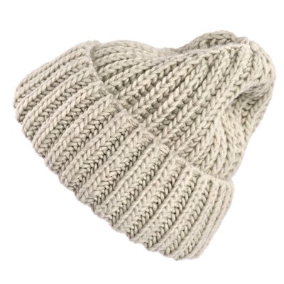 Mützen - Gårda Ebene Wool Mix Beanie (beige)