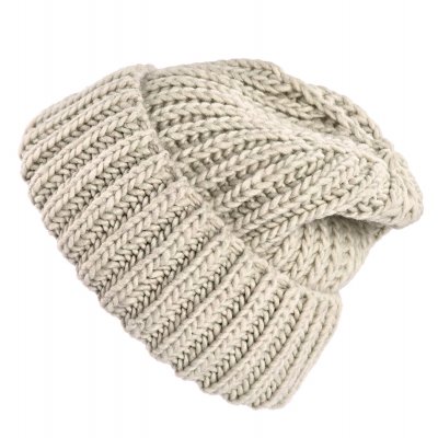 Mützen - Gårda Ebene Wool Mix Beanie (beige)