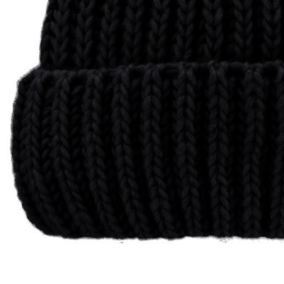 Mützen - Gårda Ebene Wool Mix Beanie (schwarz)