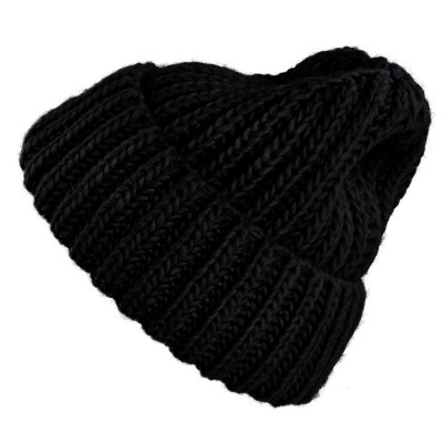Mützen - Gårda Ebene Wool Mix Beanie (schwarz)
