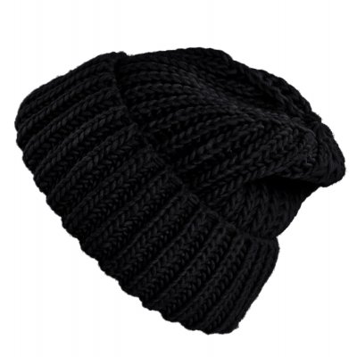 Mützen - Gårda Ebene Wool Mix Beanie (schwarz)