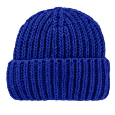 Mützen - Gårda Ebene Wool Mix Beanie (blau)
