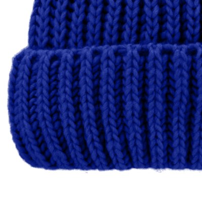 Mützen - Gårda Ebene Wool Mix Beanie (blau)