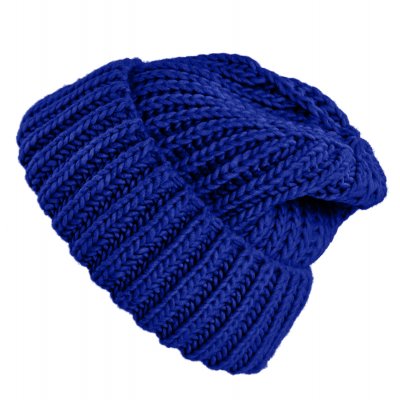 Mützen - Gårda Ebene Wool Mix Beanie (blau)