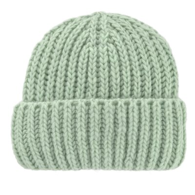 Mützen - Gårda Ebene Wool Mix Beanie (mintgrün)