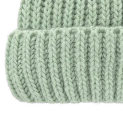 Mützen - Gårda Ebene Wool Mix Beanie (mintgrün)