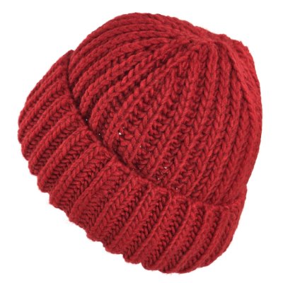 Mützen - Gårda Ebene Wool Mix Beanie (rot)