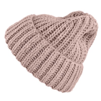 Mützen - Gårda Ebene Wool Mix Beanie (rosa)
