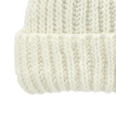 Mützen - Gårda Ebene Wool Mix Beanie (cremefarben)